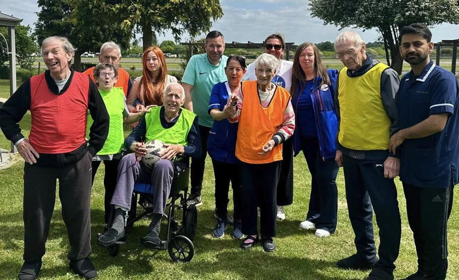 Dementia Friendly Football Kicks Off At - Weald Hall Care Home