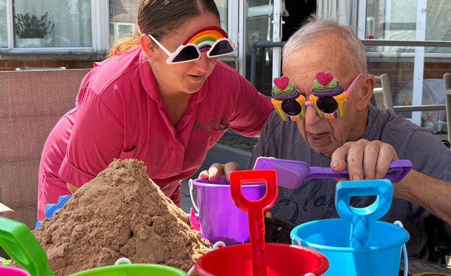 Weald Hall Brings The Seaside Home For An Intergenerational Beach Day