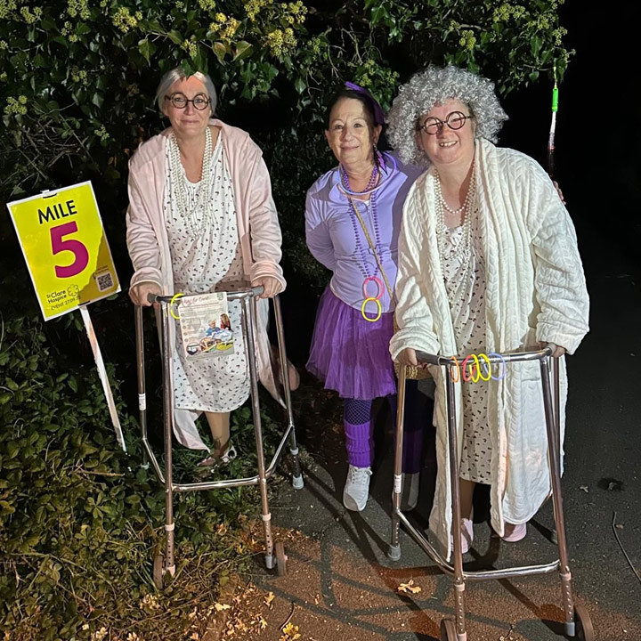 Weald Hall Care Home Lights Up The Night For St Clares Hospice
