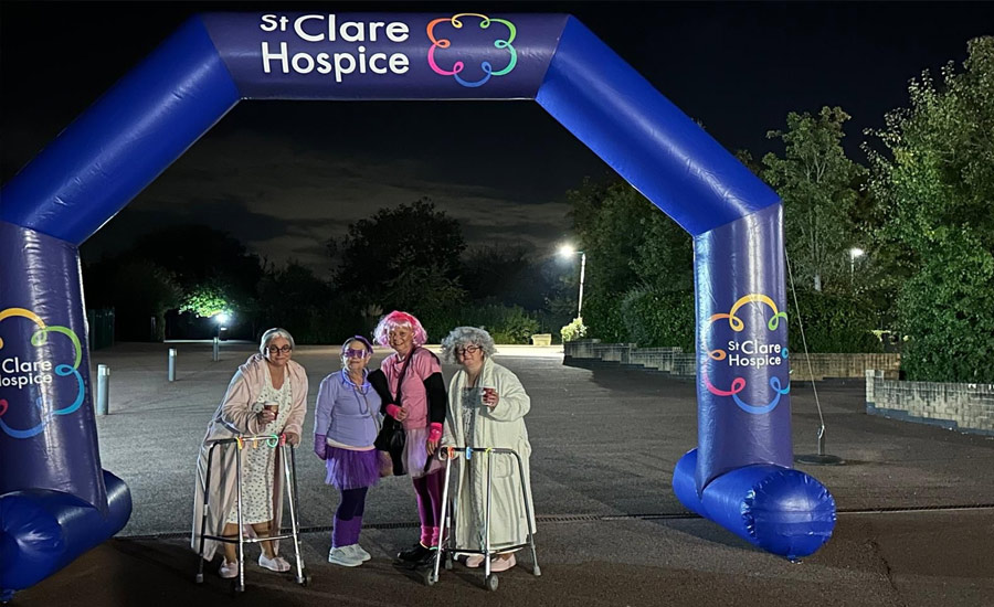 Weald Hall Care Home Lights Up The Night For St Clares Hospice