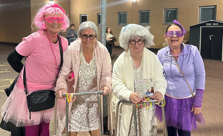 Weald Hall Care Home Lights Up The Night For St Clares Hospice