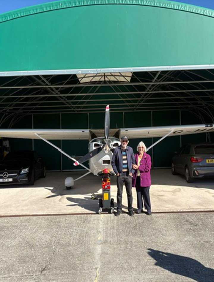 Weald Hall Resident Mary Enjoys Dream Flight Over Essex