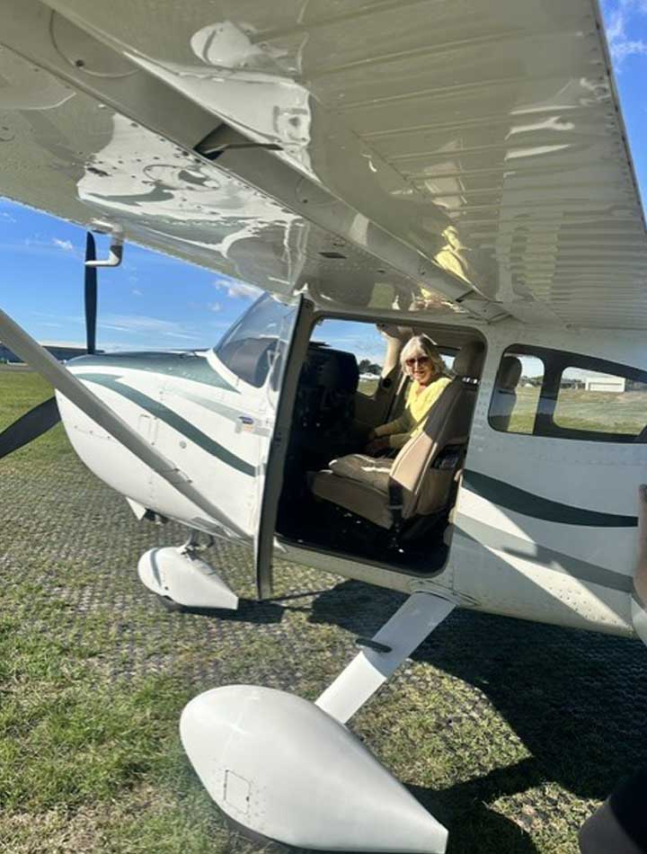 Weald Hall Resident Mary Enjoys Dream Flight Over Essex
