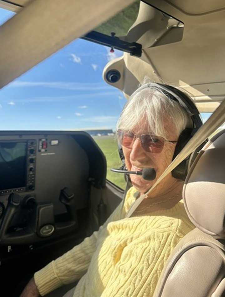 Weald Hall Resident Mary Enjoys Dream Flight Over Essex